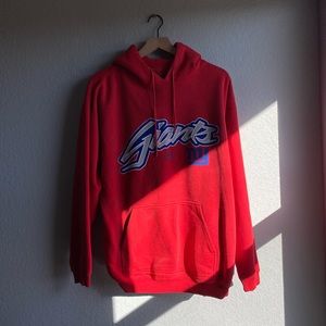 Reebok Red NY Giants Hoodie Large - Good Condition